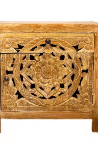 Carved Teak Bed