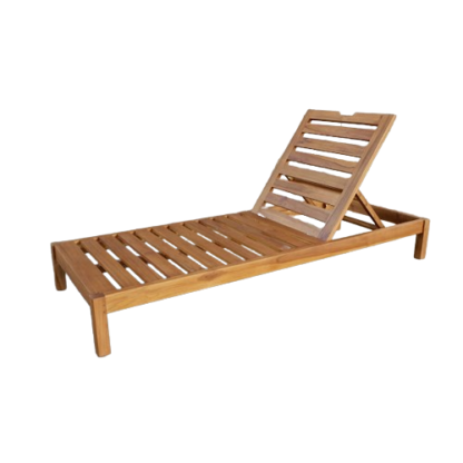 Cyprus Teak sun Lounger CV Aqma Furniture