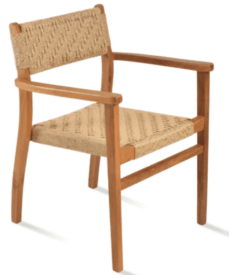 Garden teak chair outdoor rattan twist furniture