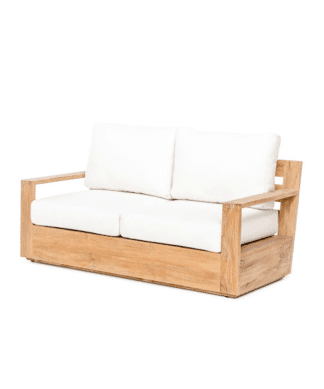 Loveseat teak sofa garden USA project