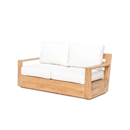 Loveseat teak sofa garden USA project CV Aqma Furniture