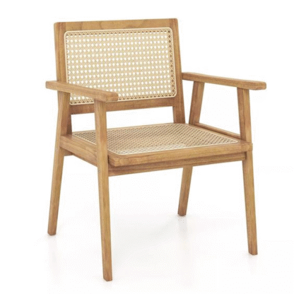 Rattan teak dining chair garden Manila furniture CV Aqma Furniture