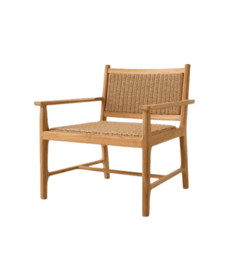 Teak arm chair lounge for hotel project