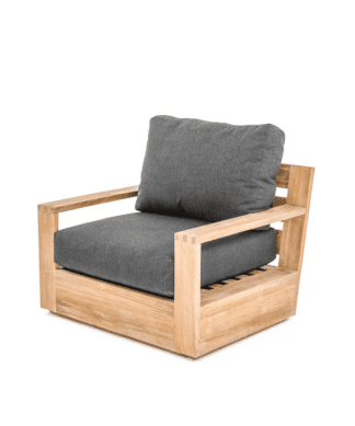 Teak deep seating sofa chair Miami USA project outdoor