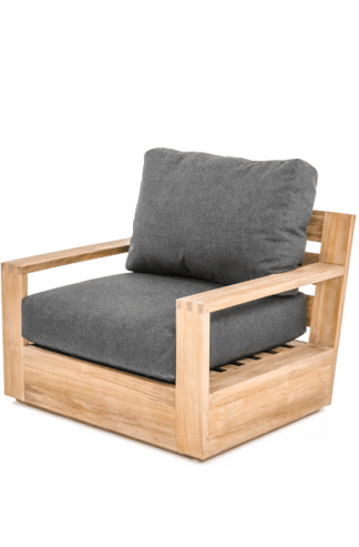 Teak deep seating sofa chair Miami USA project outdoor
