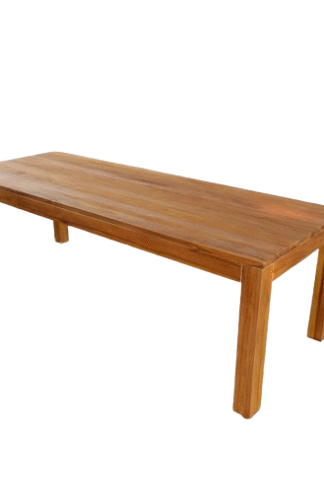 Teak dining table Singapore natural color 240 cm