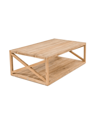 Teak garden coffee table outdoor Atlanta USA