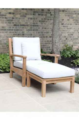 Teak garden sofa footrest outdoor singapore