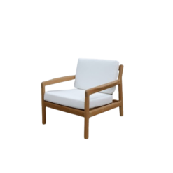 Teak sofa Garden 1 seat Outdoor