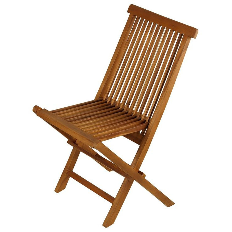 Teak wood folding chair a