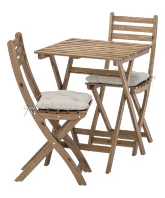 balcony teak patio chair set singapore outdoor