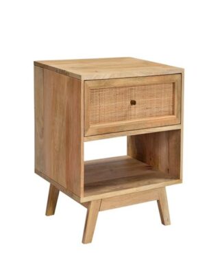 teak bedside singapore one drawers