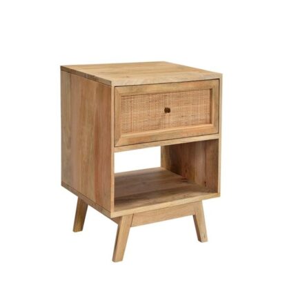 teak bedside singapore one drawers CV Aqma Furniture