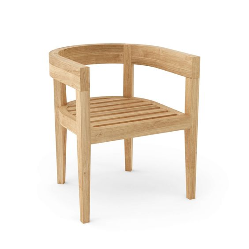 teak chair with arm outdo