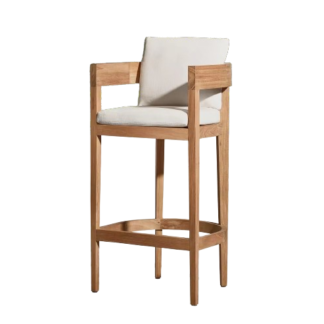 teak garden barstool outd