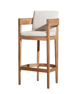 teak garden barstool outdoor