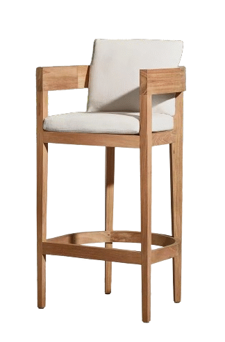 teak garden barstool outdoor
