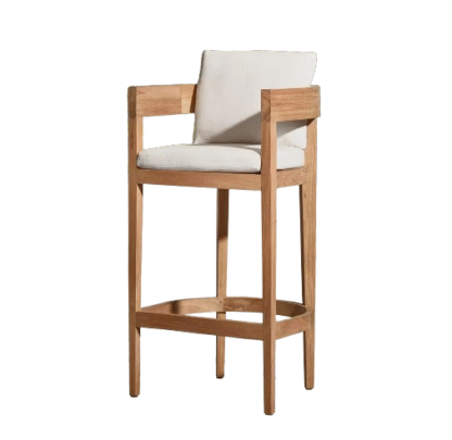 teak garden barstool outdoor CV Aqma Furniture