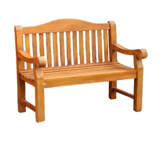 2 seater bench outdoor garden teak UK CV Aqma Furniture