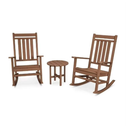 patio rocking chair teak wood set CV Aqma Furniture