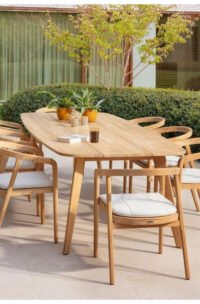 teak dining set