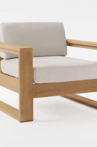 Garden teak wood sofa bahamas 1 seater
