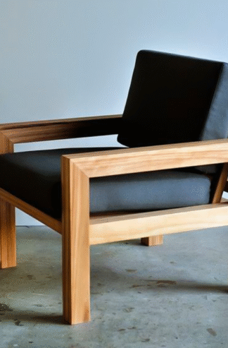 Arm teak sofa outdoor Thickness wood