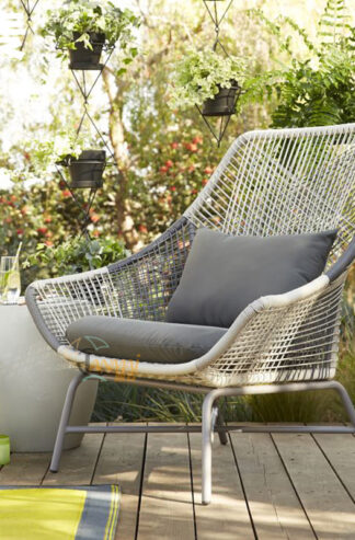 garden chair outdoor aluminium and syntetic made indonesia