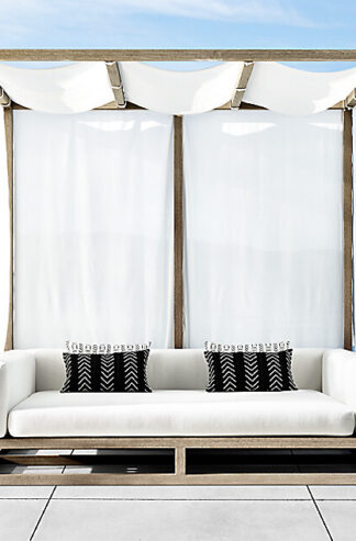 Daybed beach qatar in Teak