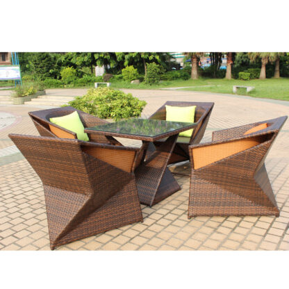 Rattan syntetic dining set CV Aqma Furniture