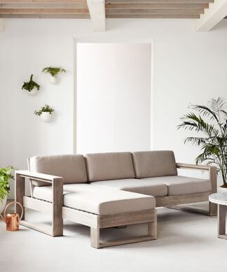 sofa l indoor teak wood maldives