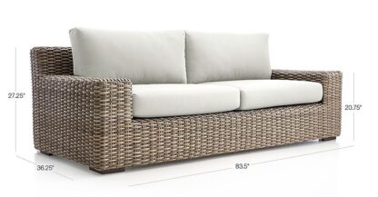 Rattan Garden sofa outdoor CV Aqma Furniture