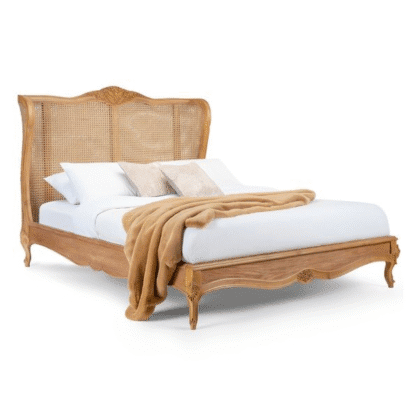 Dipan Klasik Kayu mahoni kombinasi Rotan Natural Jakarta CV Aqma Furniture