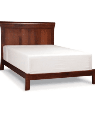 Tempat Tidur Ukuran 150 x 200 Cm Cokelat Tua Kayu Mahoni