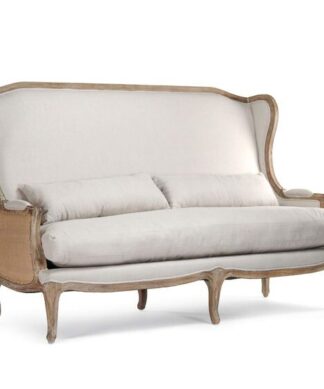 french sofa classic whitewashed 2 seaters