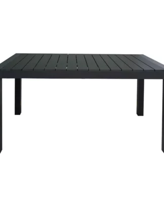 dining table teak wood 150 cm black color