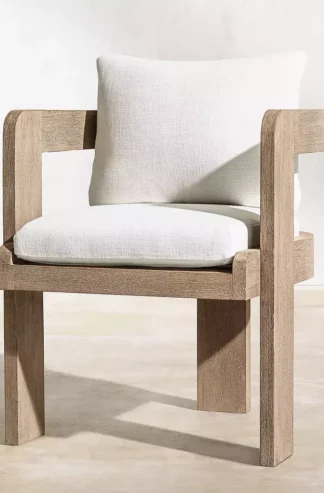 Maldives teak arm chair outdoor