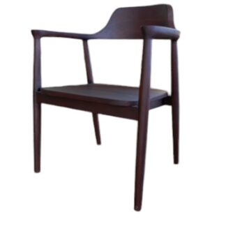 arm dining chair teak wood