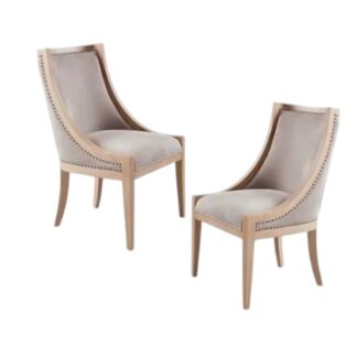 cream dining chair solid wood