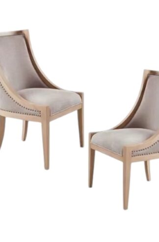 cream dining chair solid wood