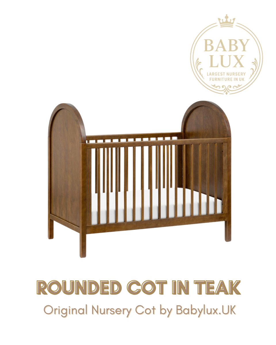 Rounded cot in Teak Wood