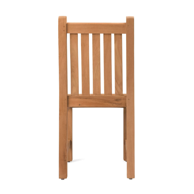 Teak Dining Chair Furniture with Slatted Backrest and Elegant Design CV Aqma Furniture Teak Dining Chair Furniture with Slatted Backrest and Elegant Design CV Aqma Furniture