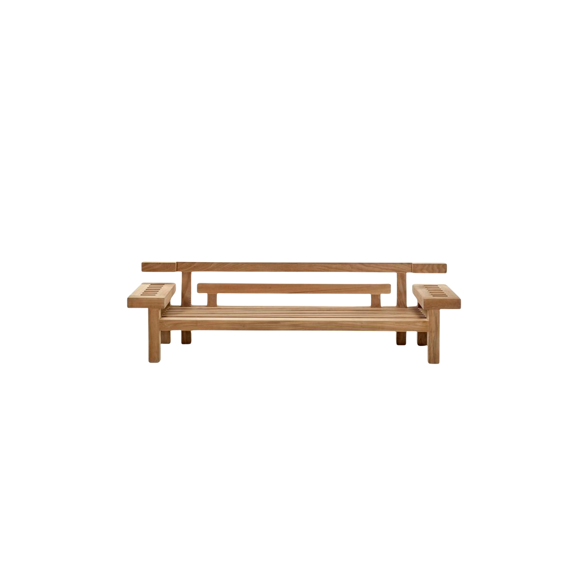 Minimalist Wooden Lounge Bench Side Tables CV Aqma Furniture Minimalist Wooden Lounge Bench Side Tables CV Aqma Furniture