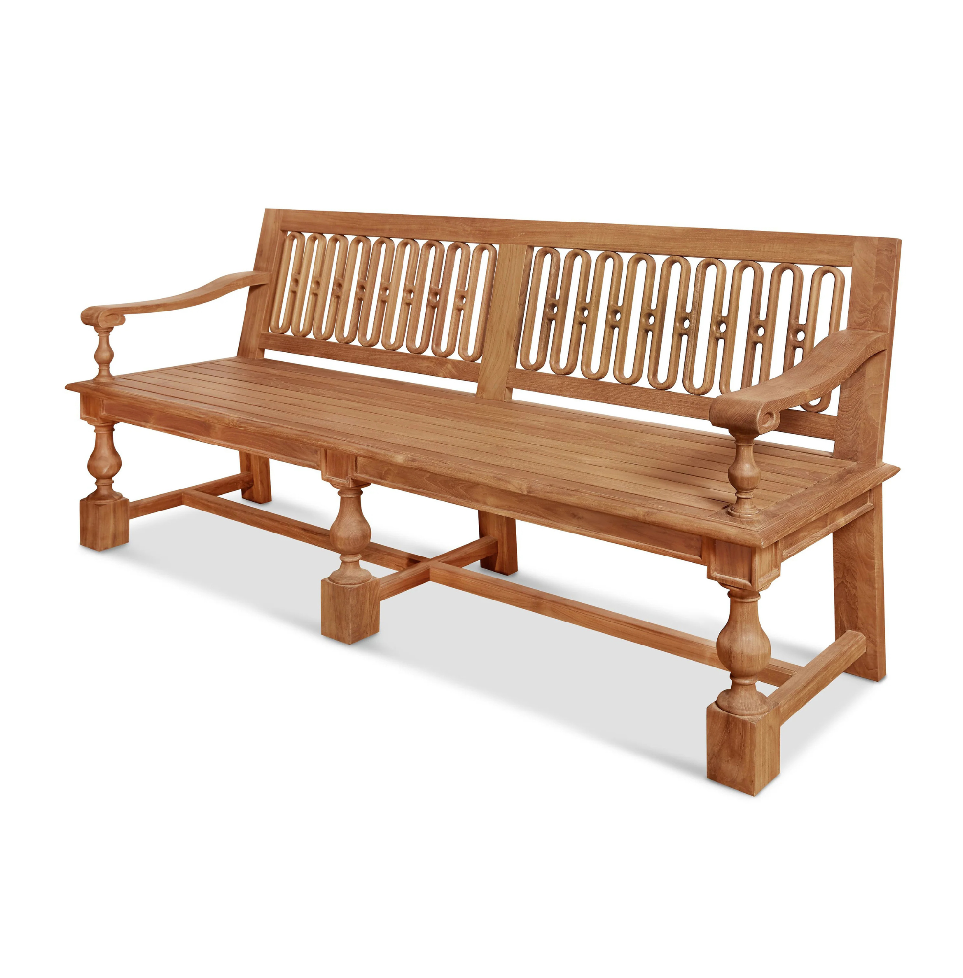 Solid Wood Outdoor Bench for Park and Coastal Areas CV Aqma Furniture Solid Wood Outdoor Bench for Park and Coastal Areas CV Aqma Furniture