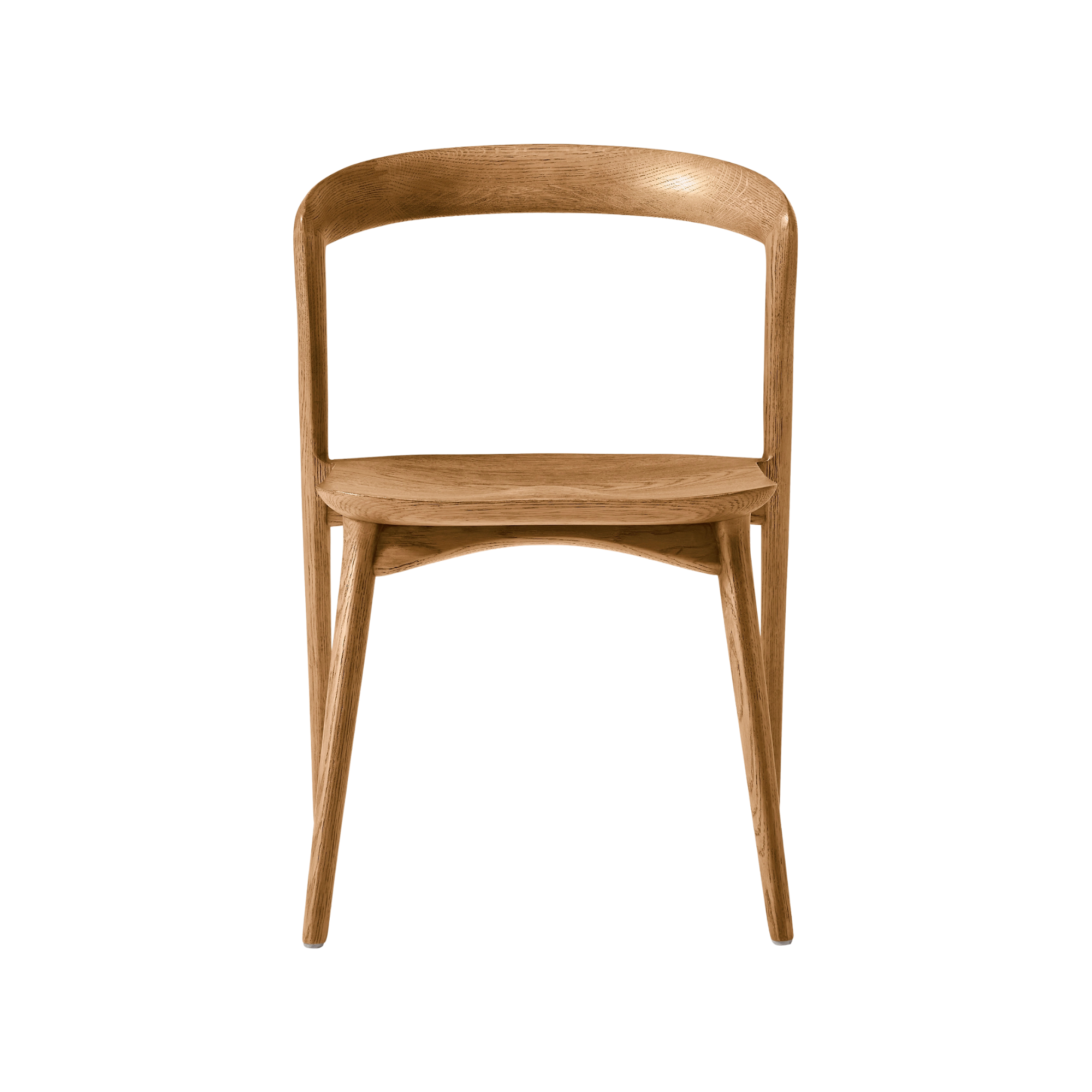 Minimalist Simple Wooden Chair in Natural Finish CV Aqma Furniture Minimalist Simple Wooden Chair in Natural Finish CV Aqma Furniture
