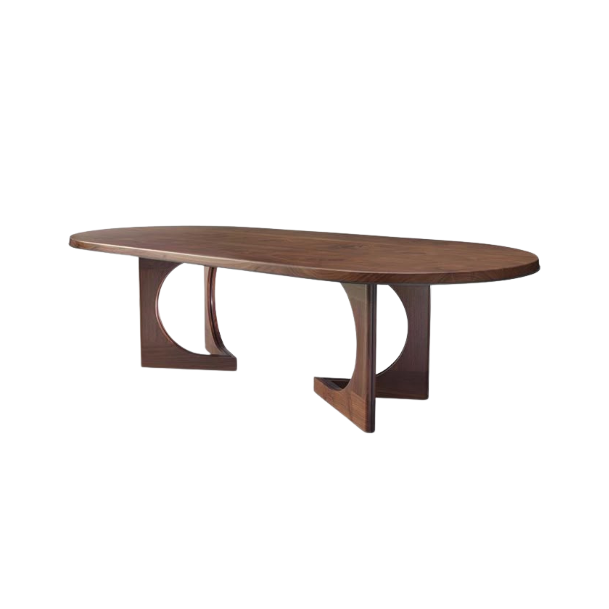 Modern Oval Dining Table Unique Base CV Aqma Furniture Modern Oval Dining Table Unique Base CV Aqma Furniture