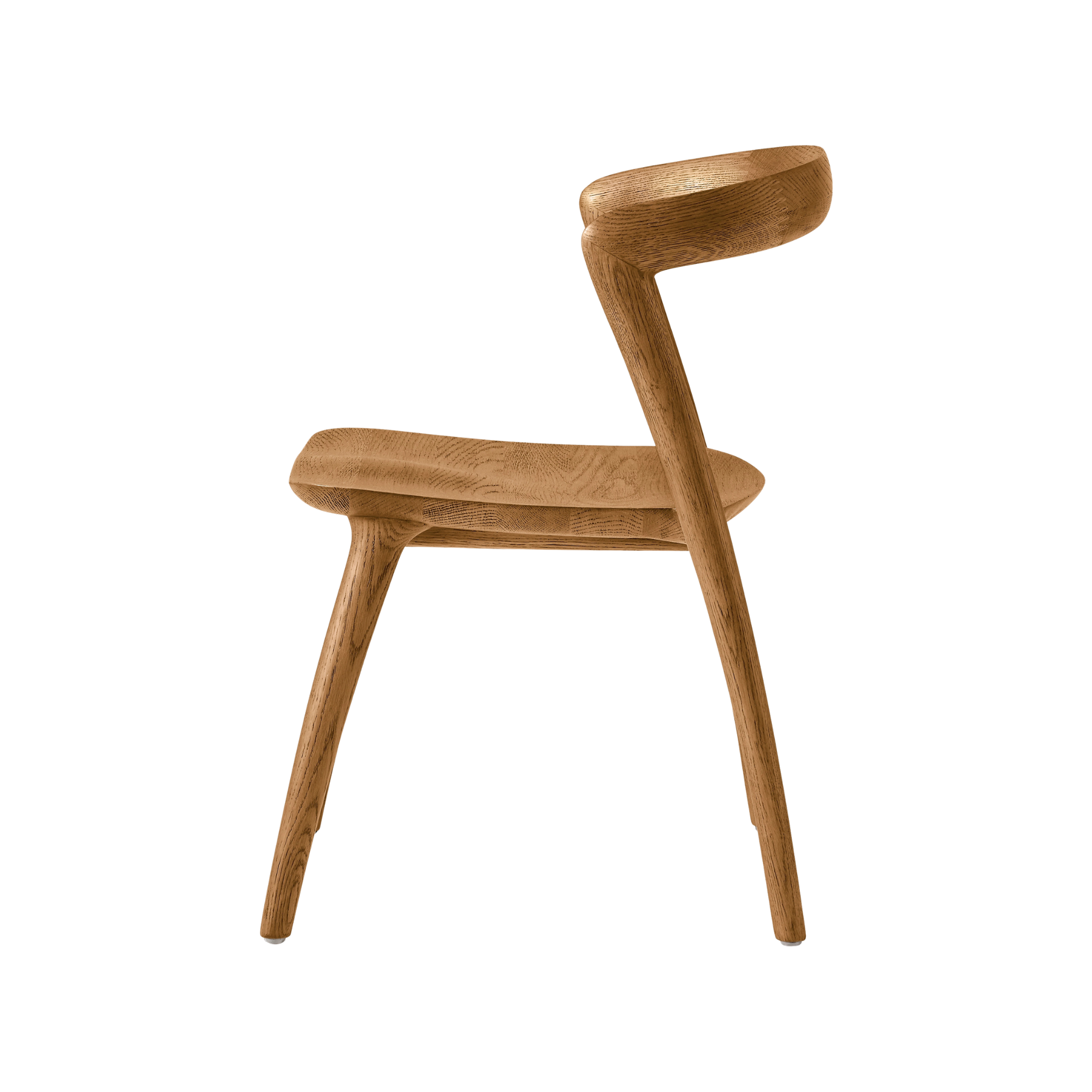 Minimalist Simple Wooden Chair in Natural Finish CV Aqma Furniture Minimalist Simple Wooden Chair in Natural Finish CV Aqma Furniture