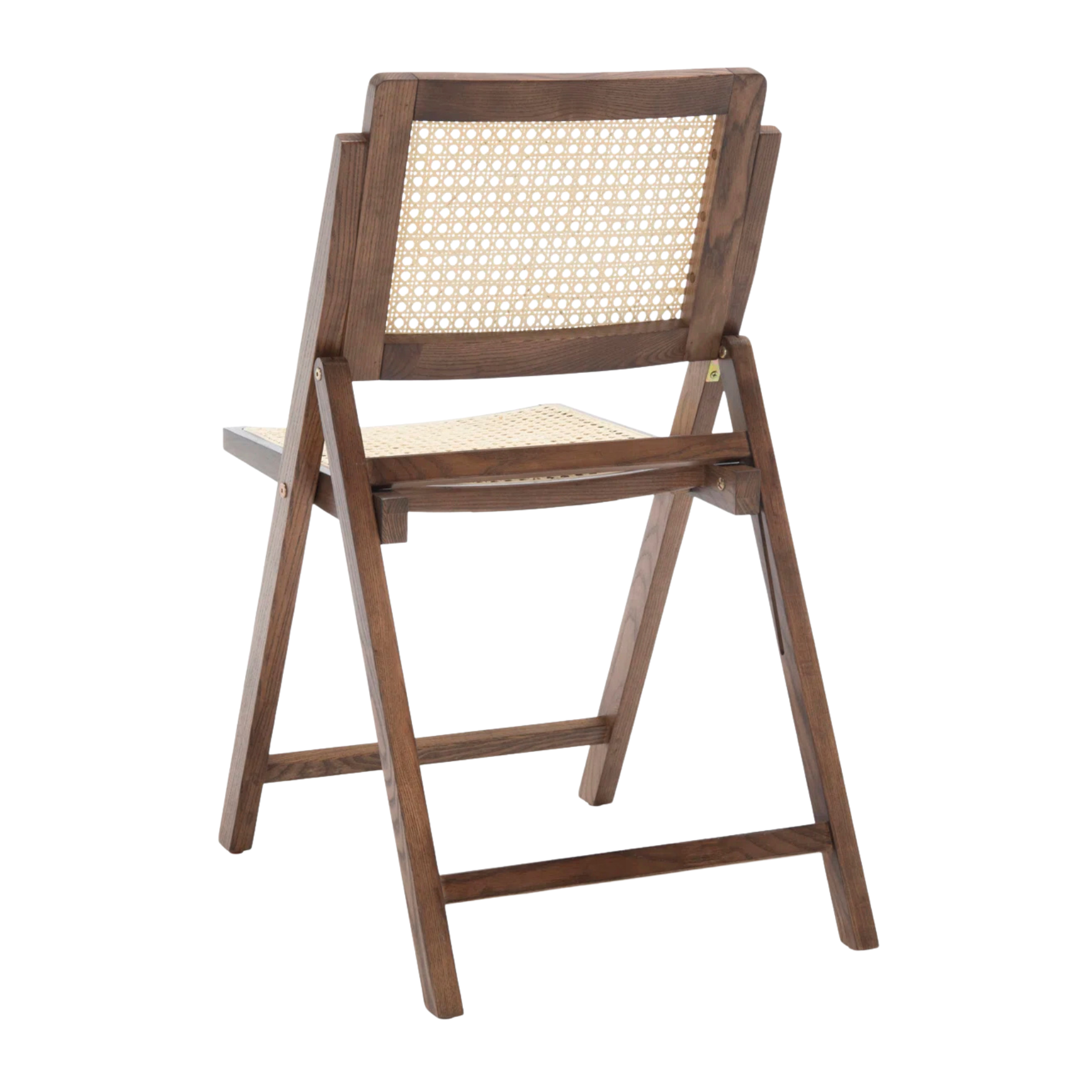 Solid Wood Rattan Folding Chair, Durable for Cafe, Patio, Balcony & Dining CV Aqma Furniture Solid Wood Rattan Folding Chair, Durable for Cafe, Patio, Balcony & Dining CV Aqma Furniture