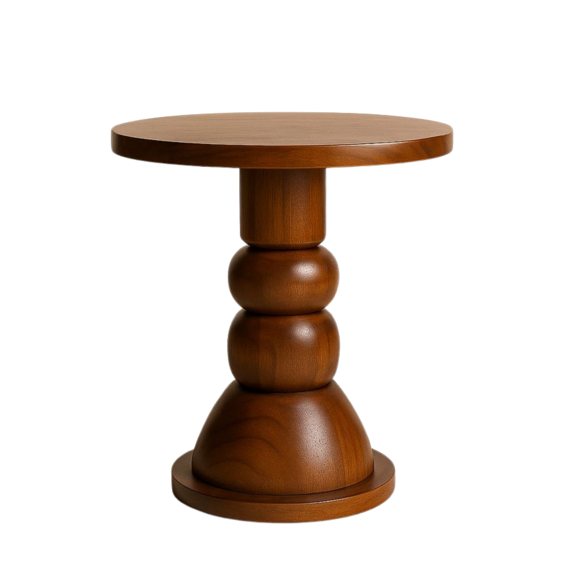 Solid Wood Bistro Table with Sculpted Pedestal Base CV Aqma Furniture Solid Wood Bistro Table with Sculpted Pedestal Base CV Aqma Furniture