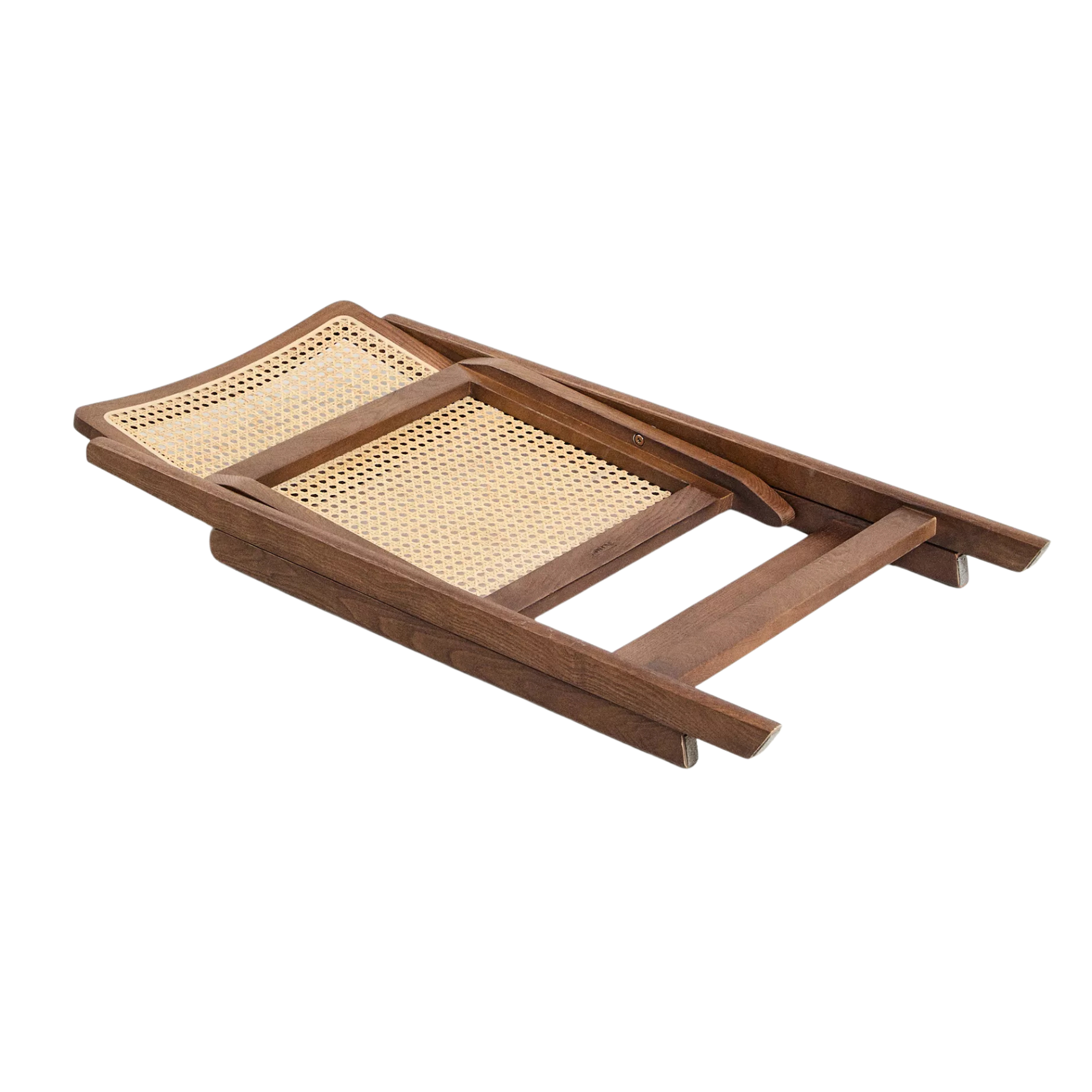 Solid Wood Rattan Folding Chair, Durable for Cafe, Patio, Balcony & Dining CV Aqma Furniture Solid Wood Rattan Folding Chair, Durable for Cafe, Patio, Balcony & Dining CV Aqma Furniture